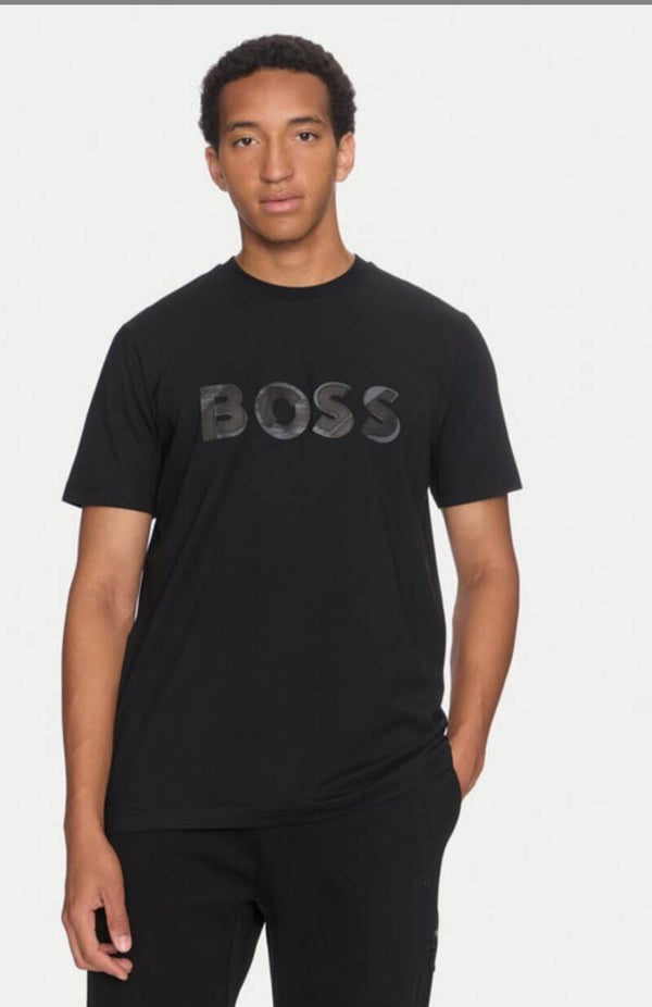 T-shirt Tee Jagged 1 BOSS GREEN - noir