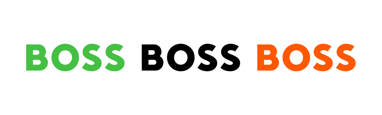 boss green black orange