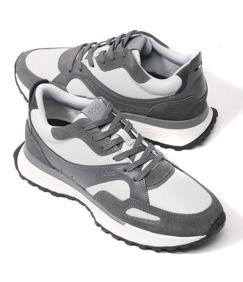 Baskets en cuir foulonné avec semelle extérieure offrant un bon maintien