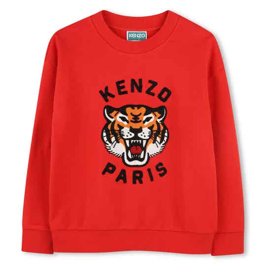 KENZO KIDS Sweat-shirt Tigre brodé