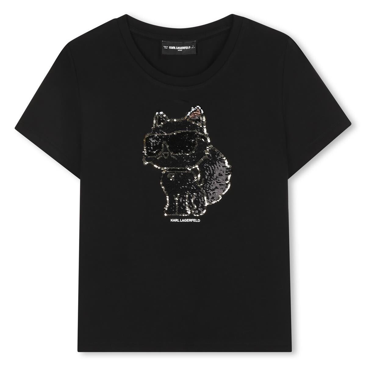 KARL LAGERFELD  TEE-SHIRT MANCHES COURTES