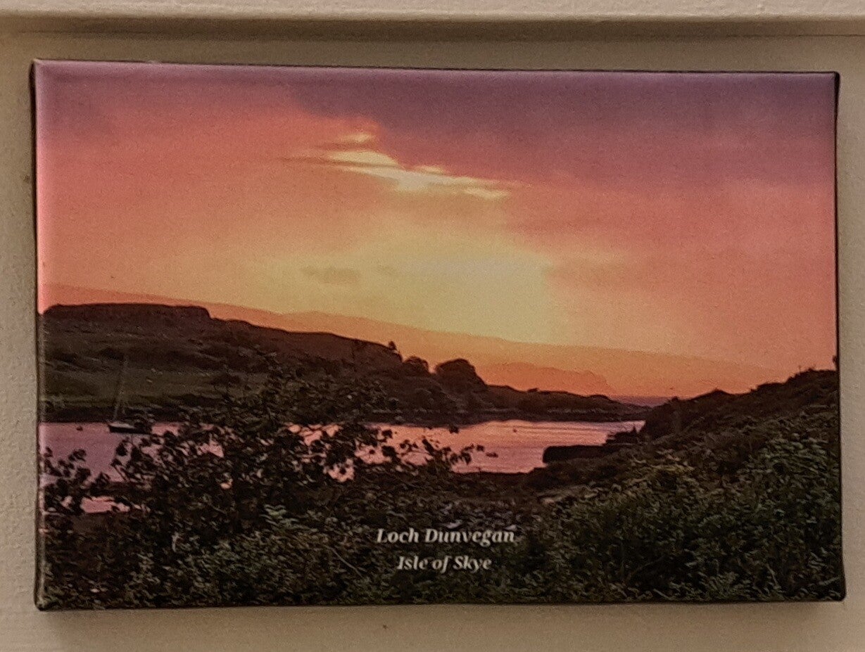"Loch Dunvegan,  Isle of Skye" 20x30cm Canvas Print