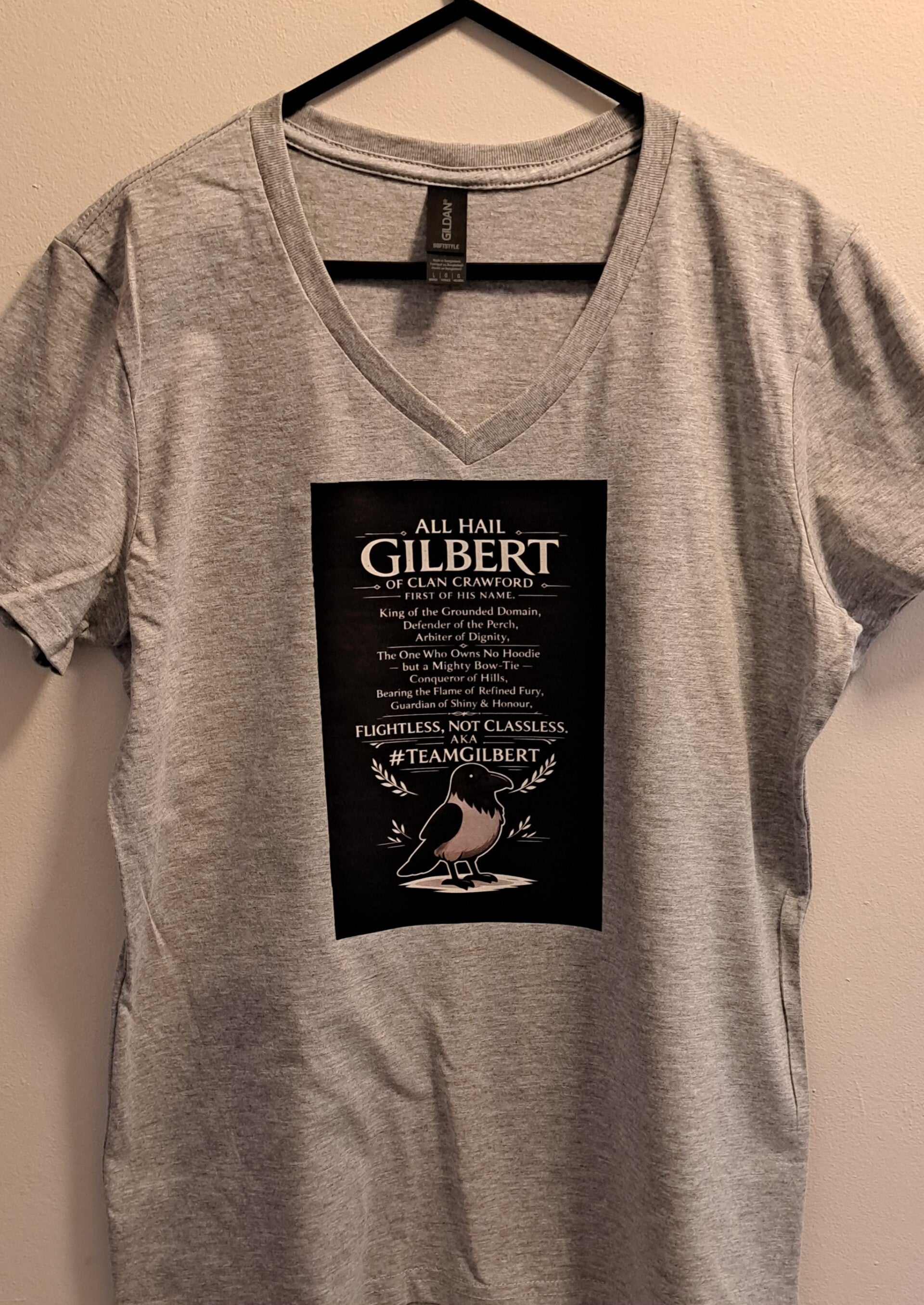 "Hail Gilbert" T shirt 100% cotton