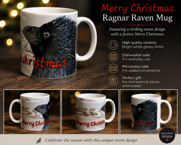 Ragnar Raven Christmas Mug