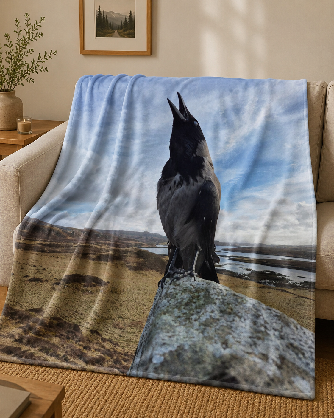 "Gilbert makes an announcement" 150x200cm fleece blanket