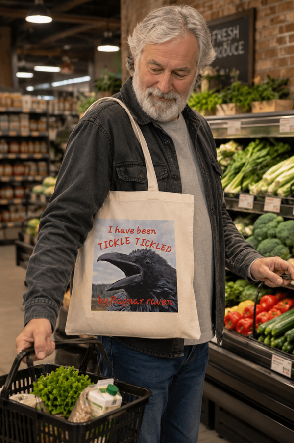 100% cotton "Tickle Tickle" Tote bag 38x42cm