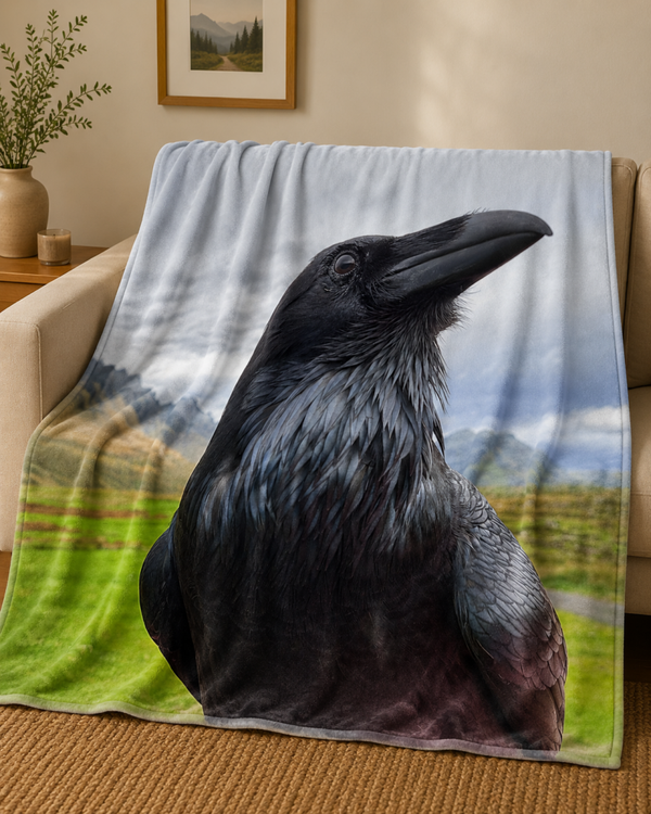 "Ragnar in the Cuillins" 150x200cm fleece blanket