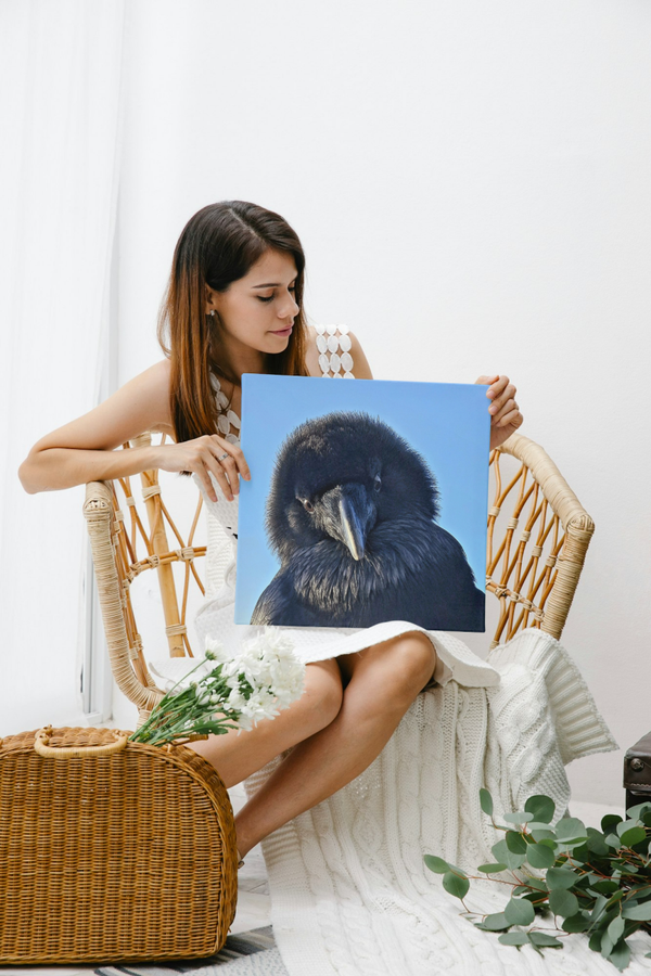"80s Babe Frith" 20x20cm canvas print