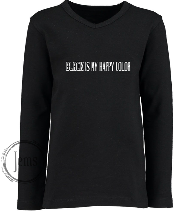 BLACK IS MY HAPPY COLOR