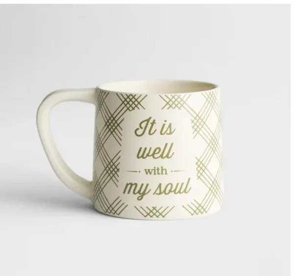 DaySpring It Is Well with My Soul Ceramic Mug 14 oz.