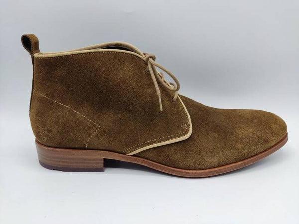 Lloyd Stiefelette Jesper cognac Velour