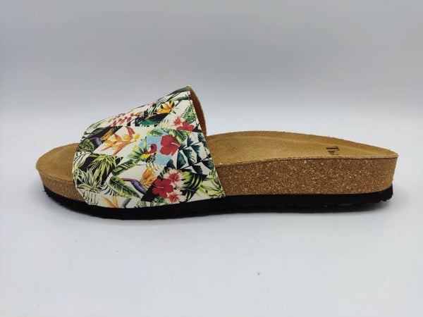 Think Damen Pantolette bunt