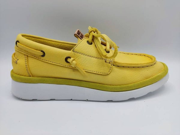 Moma Damen Bootsschuhe gelb