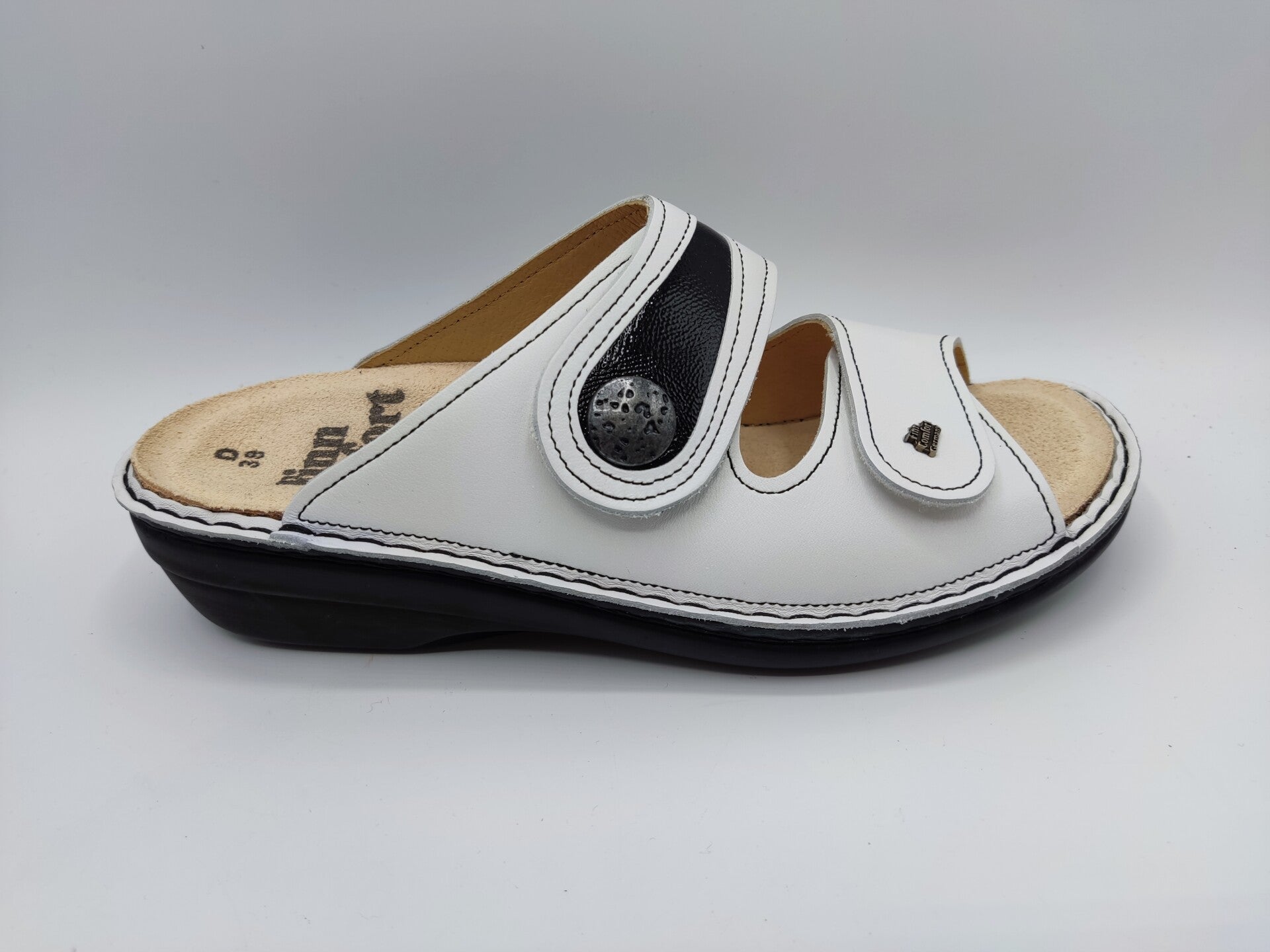 Finn Comfort Mira-S weiss / schwarz