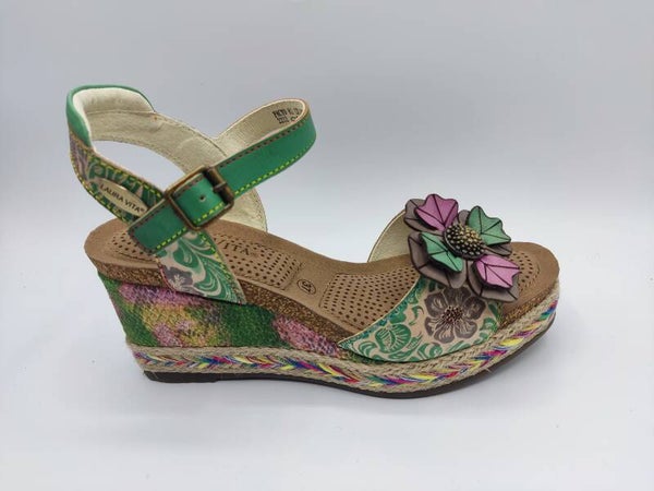 Laura Vita Keil - Sandale grün