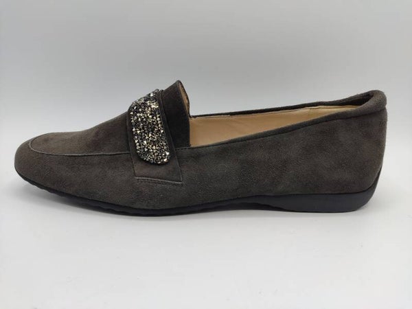 Peter Kaiser Slipper grau Velour