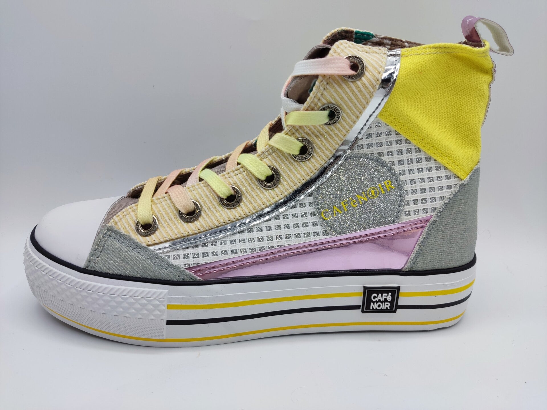 Café Noir Leinenschuh bunt