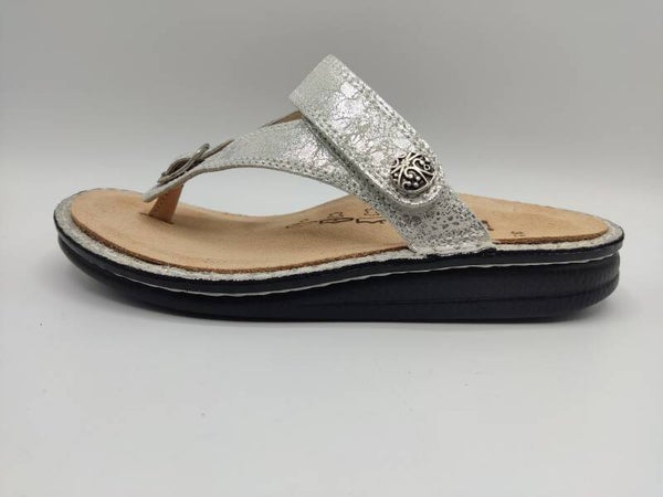 Finn Comfort Alexandria- S silber Zehentrenner