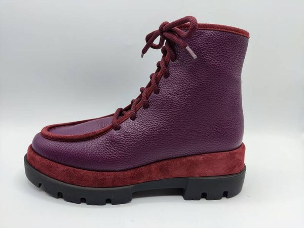 Le Babe Stiefelette lila / bordo kombiniert
