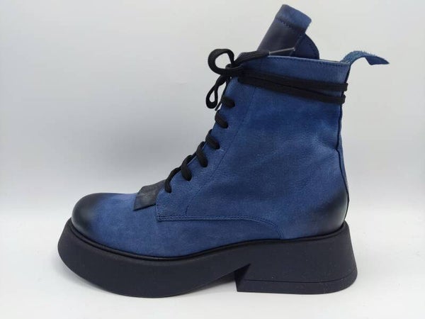 Besondere Stiefelette von 1725.a blau