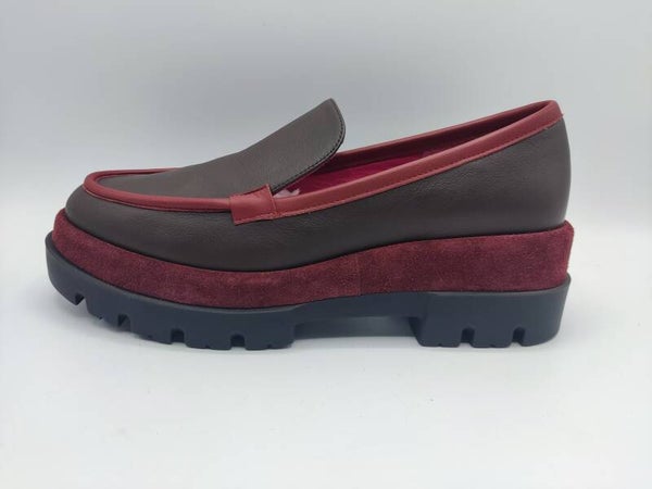 Le Babe Slipper Loafer braun/bordo
