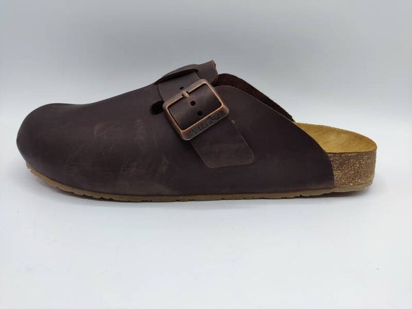 Haflinger "Porto" Pantoffel Clog dunkelbraun