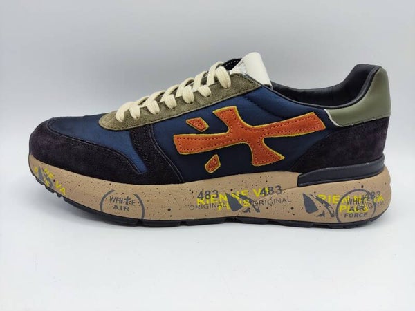 Premiata Herren Sneaker Mick blau-orange