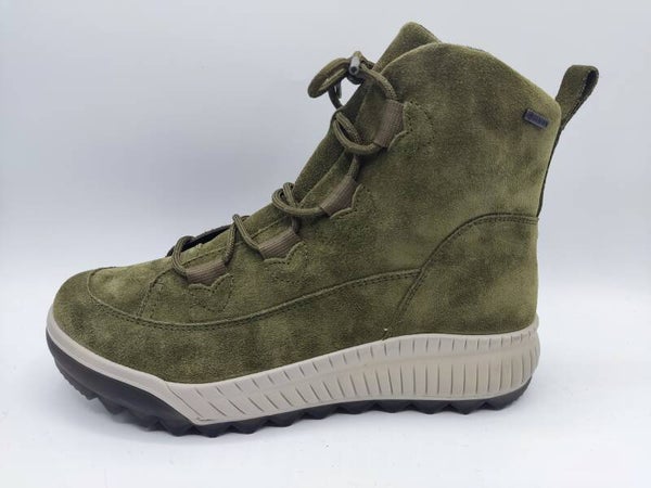 Legero Damen Stiefelette khaki , warm und wasserdicht