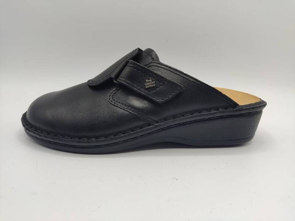 Finn Comfort Orb Pantoffel Clog schwarz