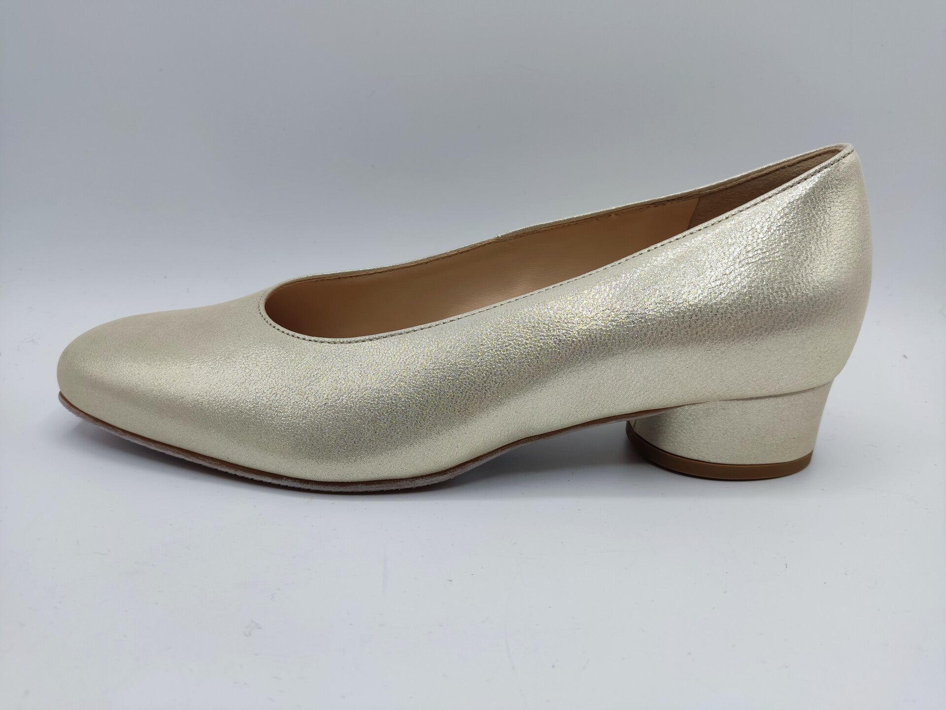 Hassia Pumps beige Glitzer Roma H