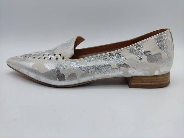 Donna Carolina Slipper weiß / silber