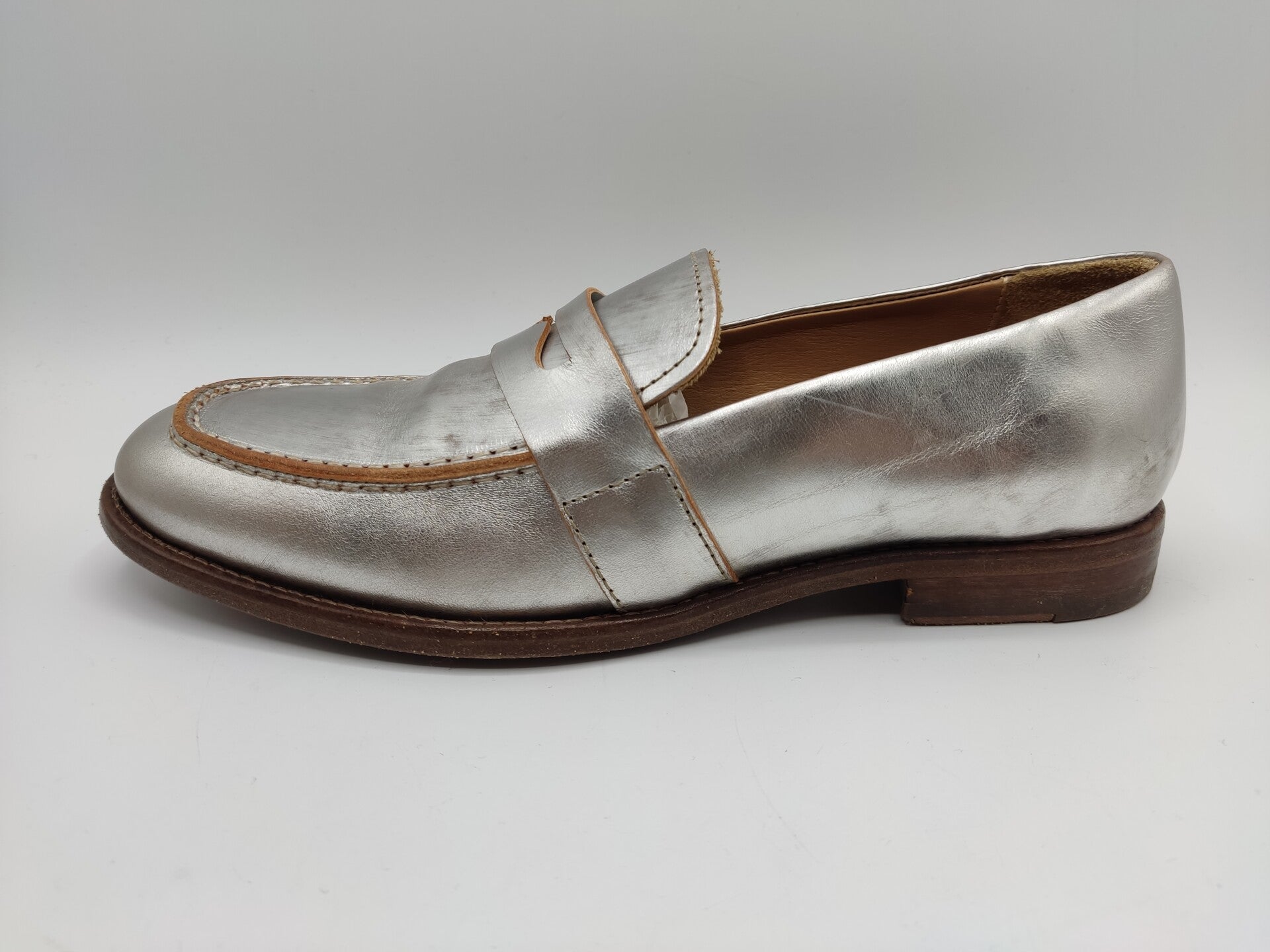 Moma Slipper Loafer  silber