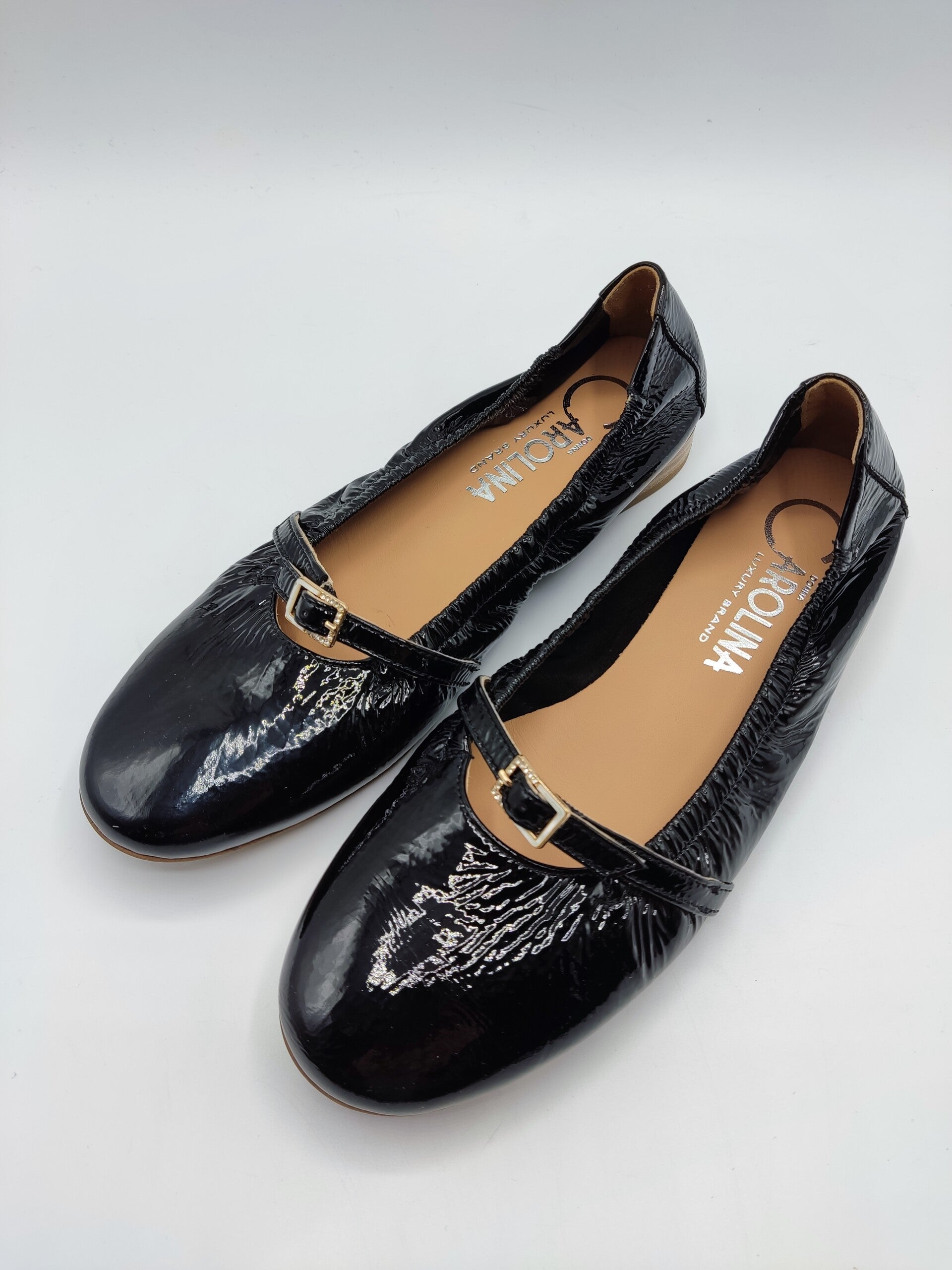 Donna Carolina Ballerina schwarz Lack