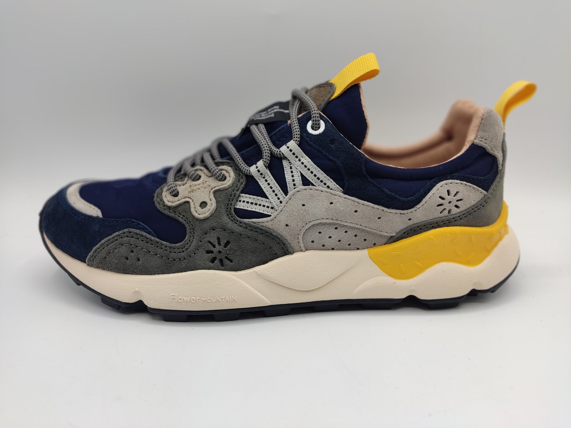 Flower Mountain Sneaker Yamano dunkelblau kombiniert