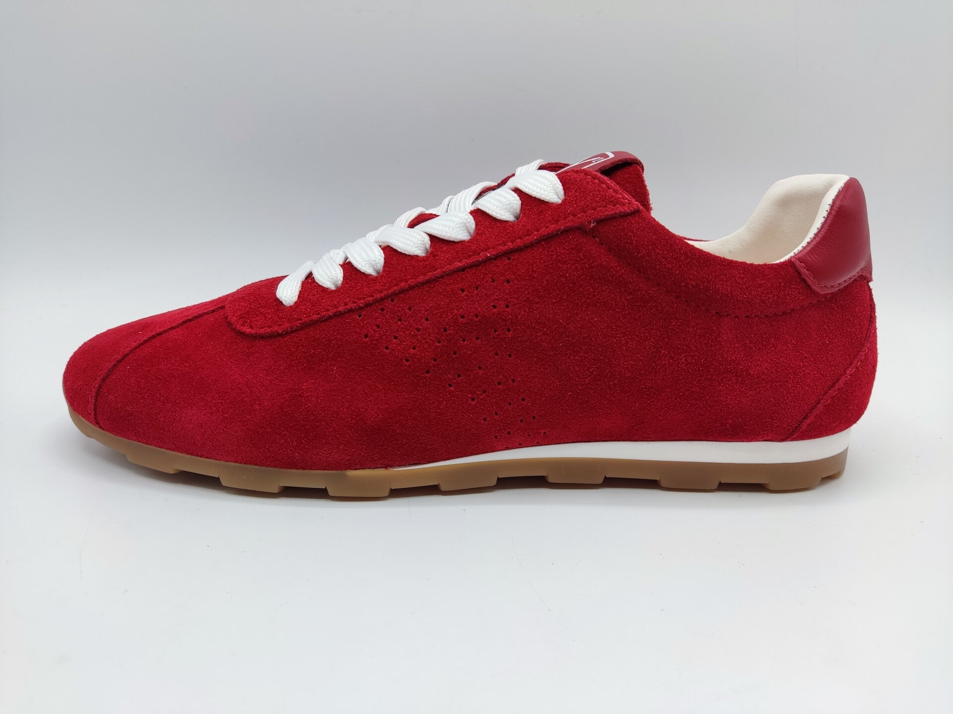 cmY rot Velourleder Damen Sneaker