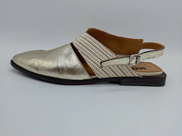 Moma Slipper Sling beige / gold