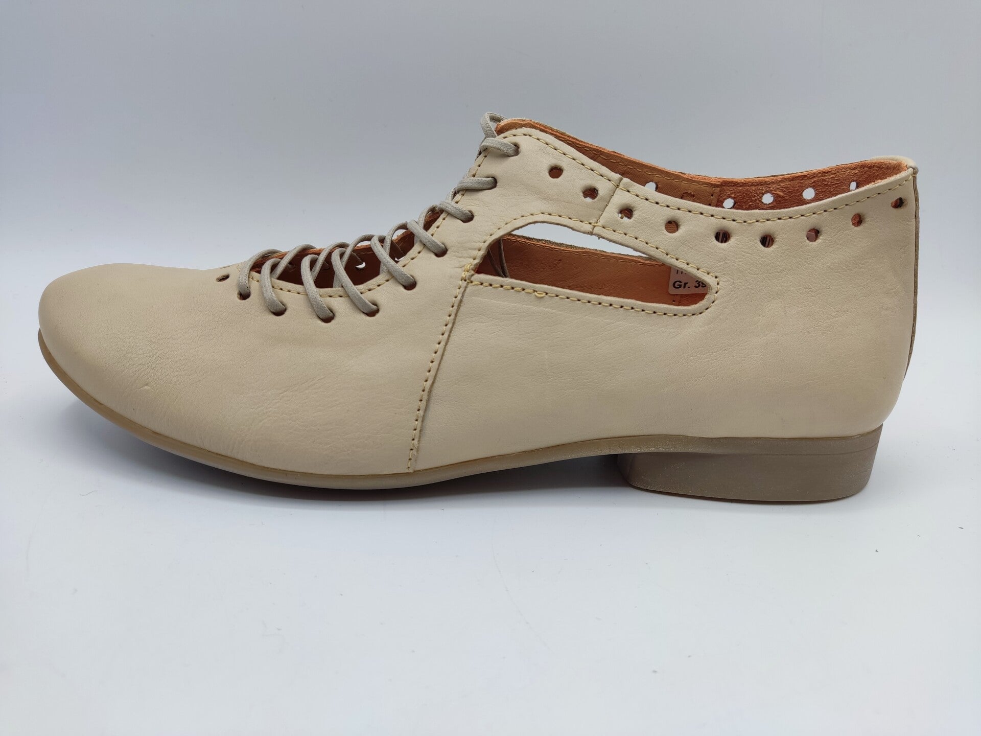 Think Guad 2 Damen Schnürschuh beige