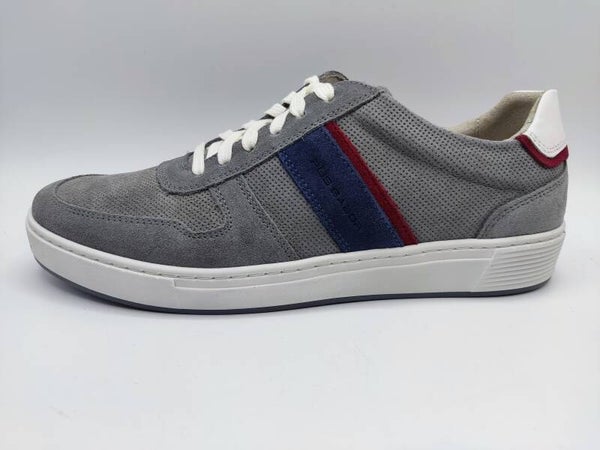 Pius Gabor Schnürschuh grau kombiniert