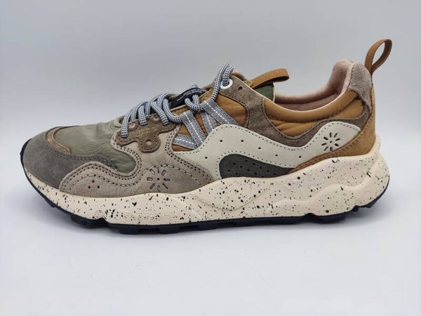 Flower Mountain Sneaker Yamano grau/ beige kombiniert