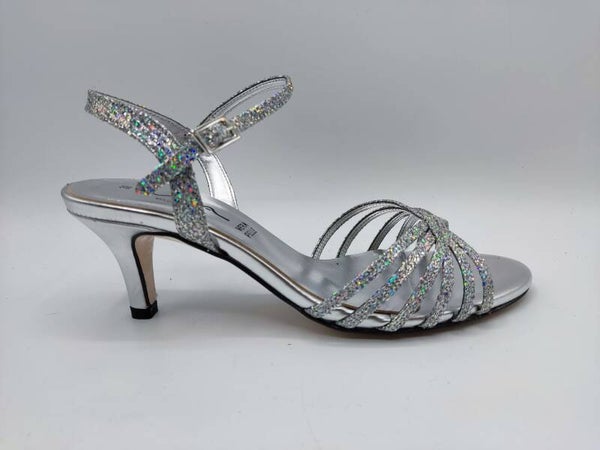 Vista Sandalette silber Glitzer