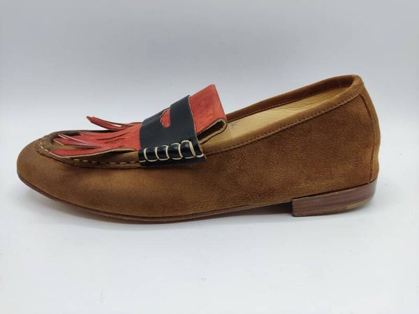 Kudeta Slipper braun / orange
