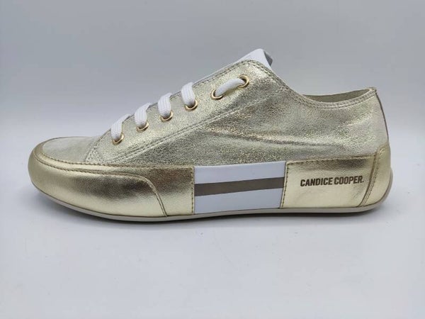 Candice Cooper Rock Patch Sneaker Platin / gold