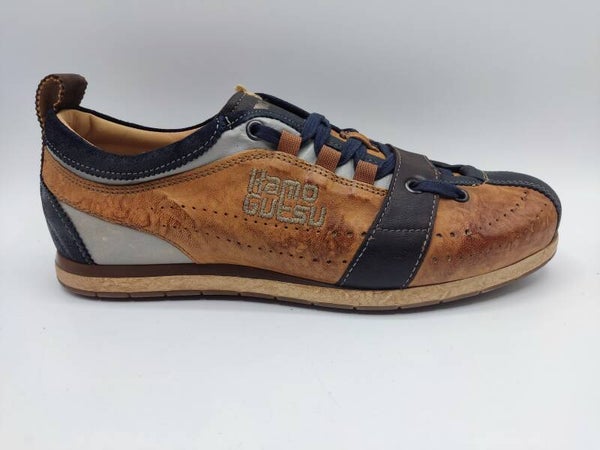 Kamo Gutsu Herren Sneaker Tifo 017 cognac kombiniert