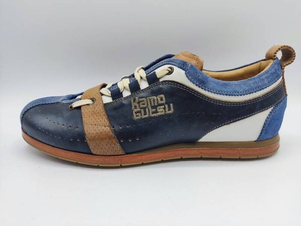 Kamo Gutsu Herren Sneaker Tifo 036 ich blau / cognac