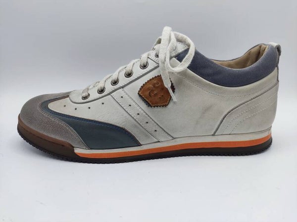 Kamo Gutsu Herren Sneaker Scudo 005 bianco / grau combi