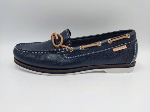 Marc O'Polo Bootsschuhe Slipper blau