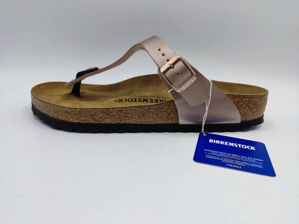 Birkenstock Gizeh copper Birko Flor