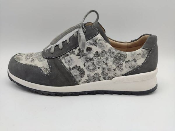 Finn Comfort Sidonia grau bunt Damen Schnürschuh