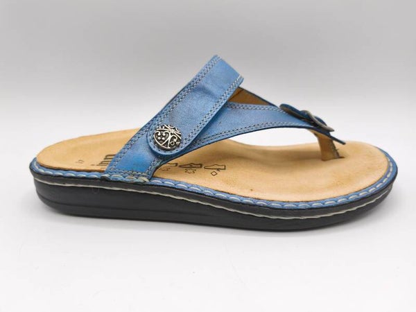 Finn Comfort Alexandria- S blau Zehentrenner