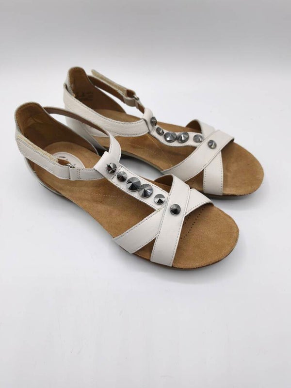 Clarks Damen Sandale weiß